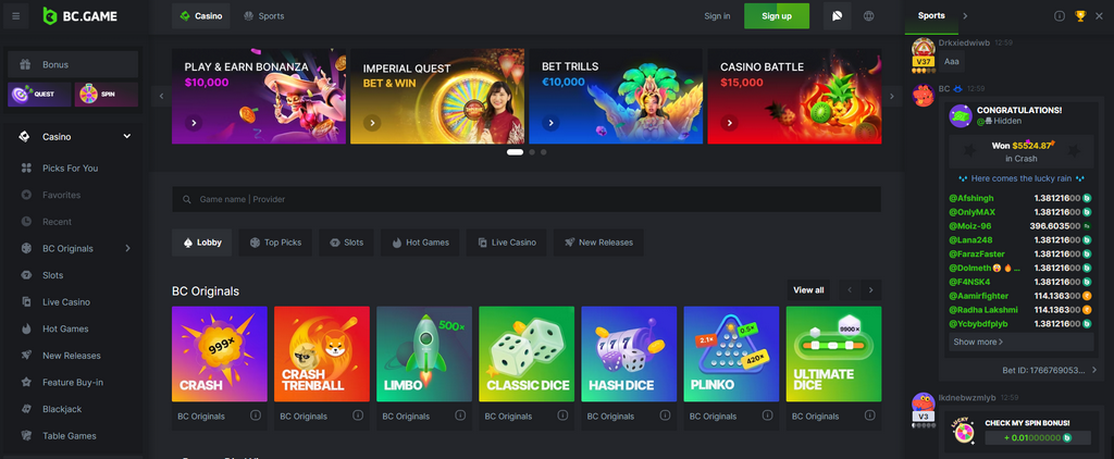 Análisis del Casino BC Game: Una Evaluación Extensa